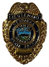 Nebraska State Patrol Lieutenant Badge Hat Cap Lapel Pin PO-528 (6) - £4.98 GBP+