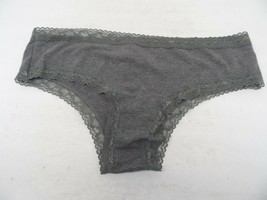 Adore Me Women&#39;s Cheeky Lace Mesh Panty 09440 Gray Size Large - $87.35 MXN