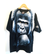 Vtg 90s AOP All Over Print Single Stitch Busch Gardens Gorilla Ape Men S... - €222,75 EUR