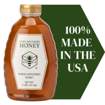 2 lbs. of 100% Raw, Unfiltered &amp; Unheated Georgia Honey, New 2024 CropGa... - $24.99