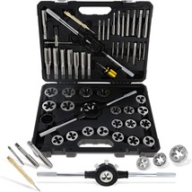 Abn Tap And Die Set Metric M6 To M24 - Large 51 Piece Bolt And Pipe Tap Sets For - £94.63 GBP