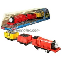 NEW Thomas &amp; Friends Train Trackmaster SCARED JAMES with Coal &amp; Rock Loaded Car - £39.14 GBP