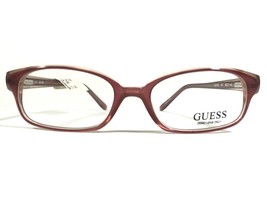 Guess GU1047 RO Eyeglasses Frames Pink Rectangular Full Rim 50-17-145 - £44.57 GBP