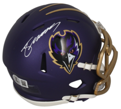 Zay Flowers Autographed Ravens 2024 Alternate Mini Speed Helmet Beckett - $139.00