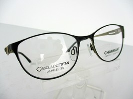 CHARMANT CH 10607 (BK) Black 50-16-135 mm  Eyeglass Frames - £17.80 GBP