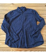 J Crew Men’s Long sleeve Button up shirt size L Blue E7 - £9.93 GBP