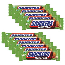 Snickers with Kesar, Pista &amp; Caramel Delight Great for Sharing 42g (Pack... - £33.22 GBP