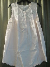 1990&#39;s Ladies Vintage Amanda Stewart Country 100% Cotton Nightgown Pink Sz L EUC - £39.17 GBP