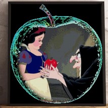 counted cross stitch pattern Snow white in the apple pdf 227*248 stitches BN2148 - £3.11 GBP