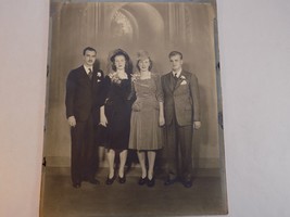 Vintage Photograph 8&quot; X 10&quot; Couples Out On The Town A Young Mr &amp; Mrs Otto Kunzer - £7.13 GBP