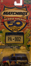 Matchbox Across America 50th Birthday Series Police Tahoe - Pennsylvania - NEW - $14.73
