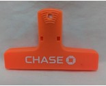 Chase Bank Promotional Orange Bag Clip 4&quot; - £21.76 GBP