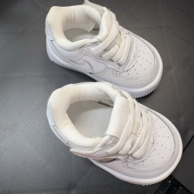 Nike Air Force 1  TD White Toddler White Low Top Size 3C Triple White Item image 3