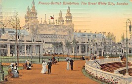 London England~ The Great Blanc City-Franco British Exhibition 1908 Postcard-... - £6.28 GBP
