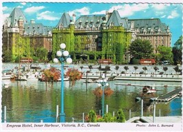 Postcard Empress Hotel Inner Harbour Victoria BC - £3.15 GBP