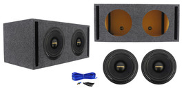 (2) Rockville Punisher 12D2 12&quot; 5600w Competition Car Subwoofers+Vented ... - £525.46 GBP