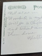 University of Wooster Ohio Holden Hall 1910 Postmark Postcard Vintage 1c... - £7.56 GBP