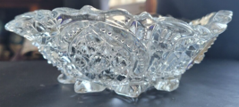 Cut Glass Decorative Bowl 9 Inch Table Top Candy Dish Potpourri Keys Wal... - $27.99