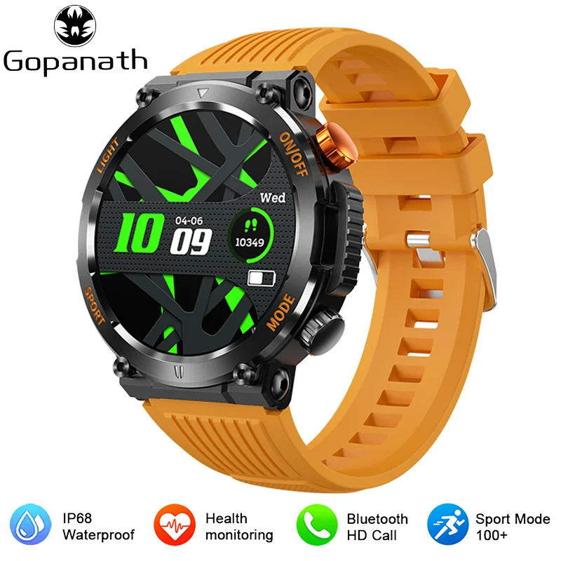 New Compass Watch For Men Smart Watch Sports Fitness Watch IP67 Waterpro... - £57.00 GBP