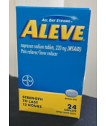 Aleve Naproxen Sodium Pain Reliever Caplets (NSAID) - 24ct /Exp 08/2026 - $188.30 MXN