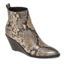 Treasure &amp; Bond Natalie Compensé Bottes Python Peau de Serpent Imprimé B... - £16.28 GBP