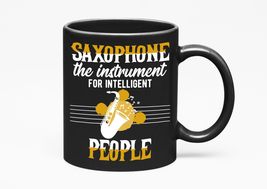 Make Your Mark Design Saxophone The Instrument, Intelligent People. Humor, Black - £17.06 GBP+