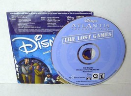 Disney&#39;s Atlantis The Lost Empire The Lost Games CD-ROM Windows 95/98 Macintosh - £4.59 GBP