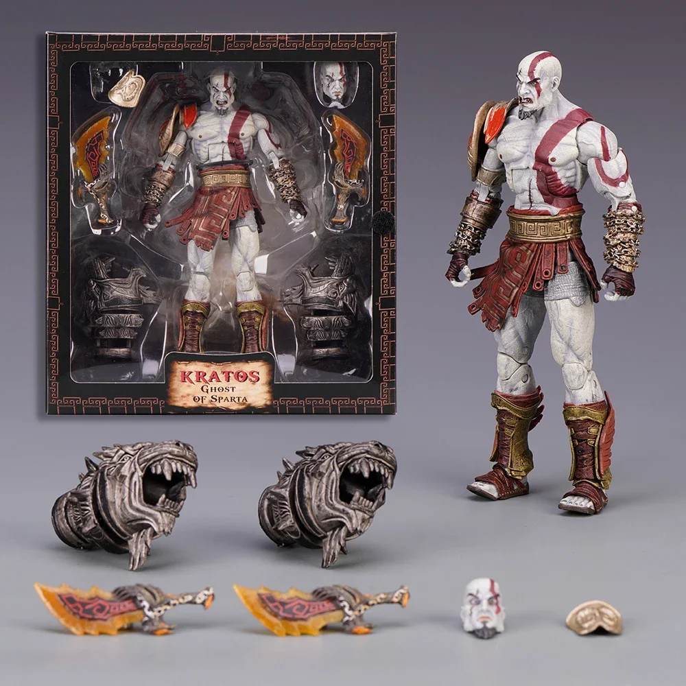 NECA God of War 3 Ultimate Kratos Classic Game Joints Movable PVC Figure Model - £39.32 GBP