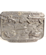 1991 Operation Desert Storm United States Marines Belt Buckle Limited Ed... - $376.33 MXN