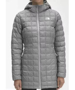 THE NORTH FACE WOMEN ECO THERMOBALL  PARKA COAT Medium Grey Heather size... - $179.77