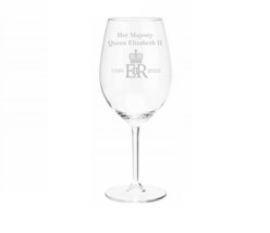 Her Majesty Queen Elizabeth II Memorial Wine Glass 1926 - 2022 (1) - £15.67 GBP+