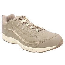 Easy Spirit Women Low Top Walking Sneakers Romy Size US 9.5W Taupe Brown Leather - £25.69 GBP