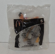 2002 Mc Donald&#39;s Happy Meal Toy Disney Beauty And The Beast #5 Gaston Mip - £3.83 GBP