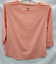 Columbia Women's Large Reel Relaxed Knit 3/4 Sleeve UPF 30 Omniwick Orange image 3