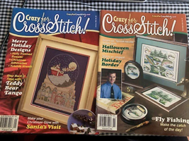 Crazy for cross stitch magazine January 2002 &amp; November 2001 - £6.96 GBP