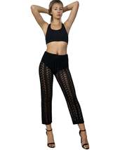 Kimridge Crochet Pant - Black - £10.55 GBP