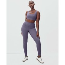 Everlane Womens The Perform Legging Dark Plum Purple M - £22.83 GBP