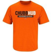 Chubb-Hub Orange T-Shirt Sz   Medium Cleveland Football Fans.Short Sleeve - £9.49 GBP