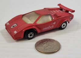 KK) 1985 Matchbox Red Lamborghini Countach LP 5000S Diecast Car - $5.93