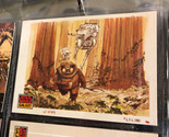 Vintage Star Wars Galaxy Trading Card #49 Artist John Berkey Ewok - £1.95 GBP