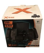 Logitech X-540 5.1 Surround Sound Speaker System w/ Subwoofer &amp; Remote C... - £111.94 GBP