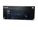 NEW iHome iConnect Media Keyboard &amp; Wireless Laser Mouse Sync w/ iPhone ... - £47.09 GBP