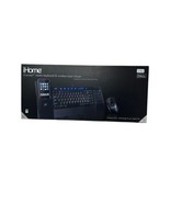 NEW iHome iConnect Media Keyboard &amp; Wireless Laser Mouse Sync w/ iPhone ... - £46.71 GBP