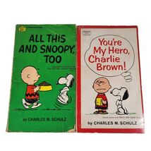 Peanuts Charlie Brown Snoopy Comic Books Lot of 2 Vintage 1960s Paperback - $3.32
