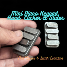 Mini Stainless Steel Keypad Piano Hand Haptic Push Haptic Clicker Slider... - £63.74 GBP+