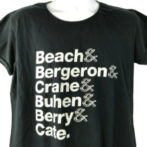 Tiki Bar 6 Icons Beach Bergeron Crane Cate Berry Ladies T-Shirt sz XL Cocktails - £15.11 GBP