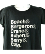 Tiki Bar 6 Icons Beach Bergeron Crane Cate Berry Ladies T-Shirt sz XL Co... - £15.28 GBP