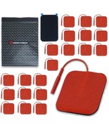 Reusable Electrode Pads for TENS Pro EMS Unit Premium Replacement Square... - £31.66 GBP