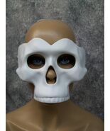 Creepy White Skull Eye Mask Haunted Skeleton Grim Reaper Grave Digger Un... - €10,92 EUR