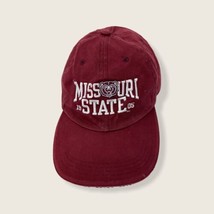 Missouri State Bears Red Cotton Adjustable Baseball Hat Ball Cap 1905 - £14.22 GBP